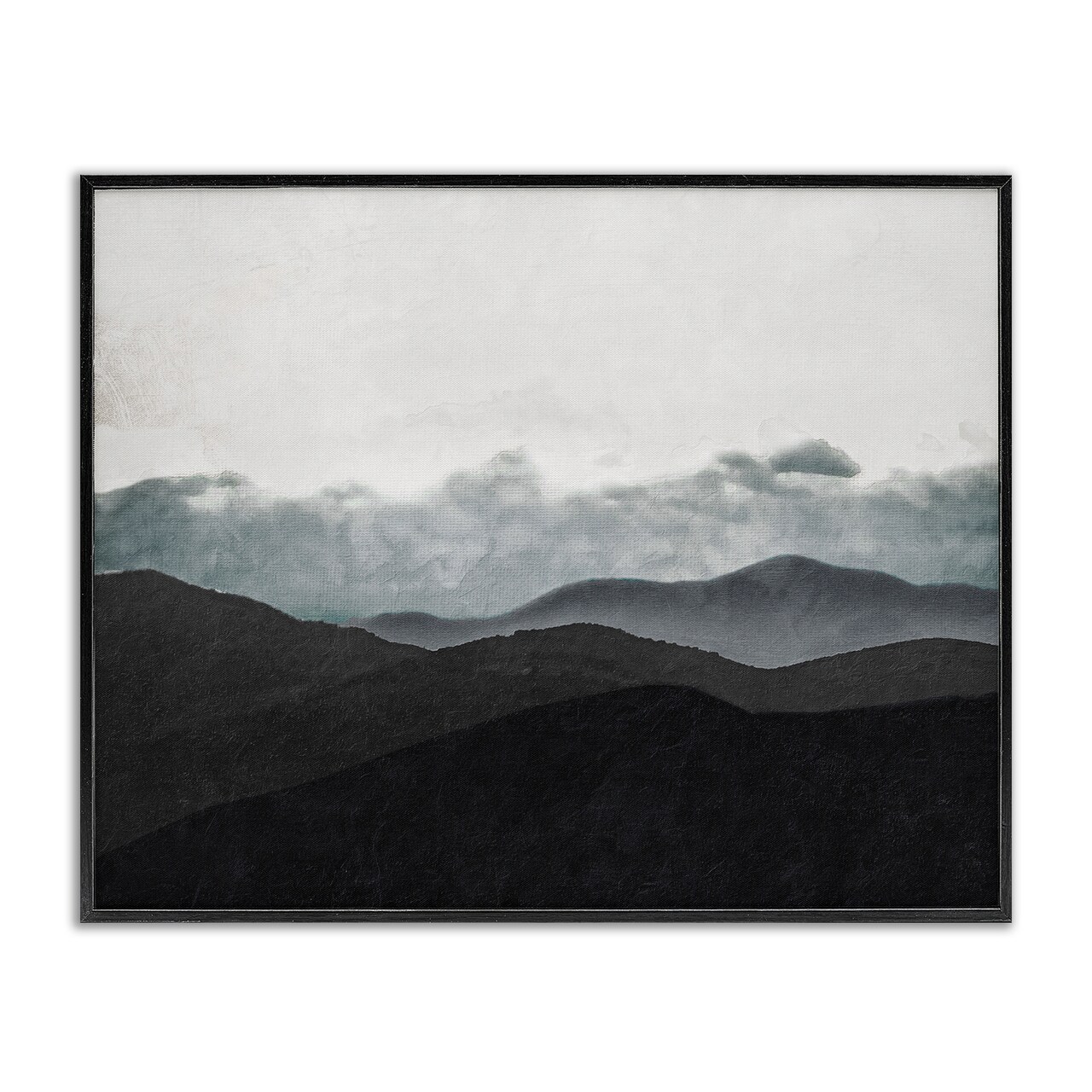 Stupell Industries Layered Foggy Hills Framed Giclee, design by Elizabeth Medley